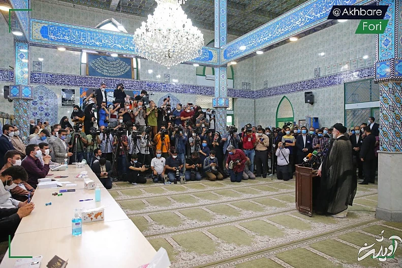 گزارش تصویری از رای دادن رئیسی